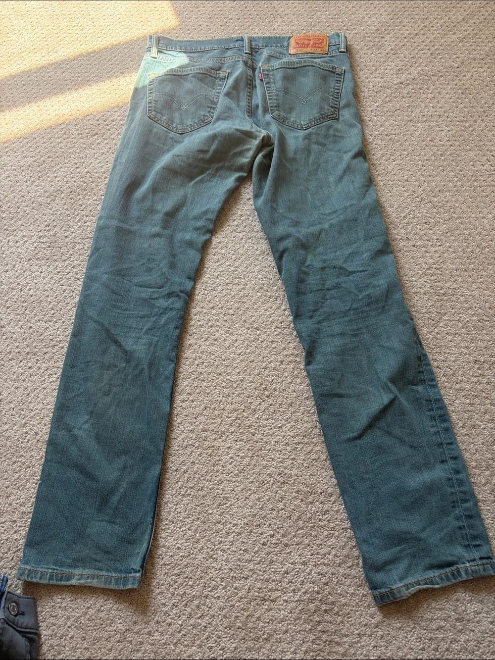 Levi's Men's Skinny Jeans in Light Blue Wash
